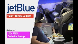 Review JetBlue A321 Mint Business Class  NYC to San Francisco [upl. by Ainadi]