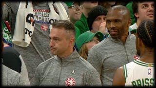 Darko Rajaković amp Staff FURIOUS at Celtics Late Game Coaches Challenge [upl. by Aissatsan]