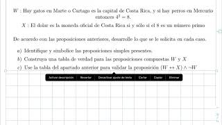 Ejercicio 3 Conectivas Lógicas [upl. by Opiak33]