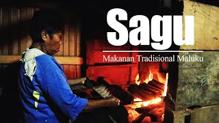 Cara membuat sagu bakar dari maluku sagu makanankhasmaluku maluku ambon [upl. by Harwell]