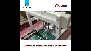 Garment Folding and Packing Machine [upl. by Enialed]