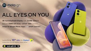 MotoG85 5G 3D Curved pOLED 120Hz Display  50MP Sony LYTIA 600 Camera Launch 10th July flipkart [upl. by Blas]