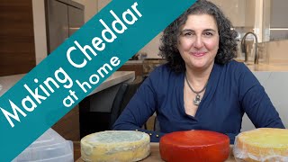 Make Cheddar at HomeAmazing Cheddar Recipe [upl. by Castor]