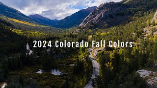 2024 Colorado early Fall Colors in 4K  Independence Pass [upl. by Lindahl999]