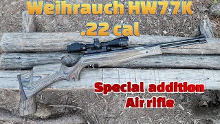 Weihrauch HW77K air rifle shooting review weihrauch weihrauchhw77k [upl. by Dhruv]