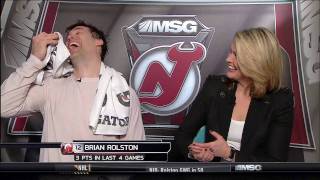 Brian Rolston Post Game Interview 362011 [upl. by Allanson]