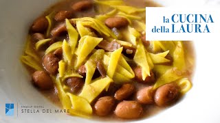 Come fare la PASTA E FAGIOLI tradizionale  La Cucina della Laura [upl. by Lawtun10]