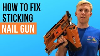 Fix Sticking Nail Gun PASLODE IM360 IM350 IM90 HILTI MAKITA MAX HITACHI HIKOKI [upl. by Inneg546]