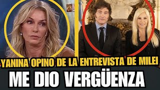 💥YANINA LATORRE OPINO SOBRE LA ENTREVISTA DE JAVIER MILEI Y SUSANA GIMENEZ💥 quotME DIO VERGUENZAquot [upl. by Pussej227]