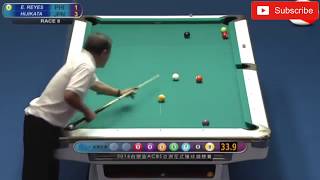 SKILL DEWA EFREN REYES LEGEND OF BILLIARD [upl. by Ecnatsnok290]