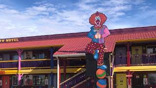 Most haunted motel The Clown Motel in Tonopah NV [upl. by Ahsinev]