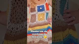 VESTIDO DE CROCHÊ FÁCILCLIQUE NO ÍCONE ▶️ DO TÍTULO E ASSISTA À VÍDEO [upl. by Arianna]