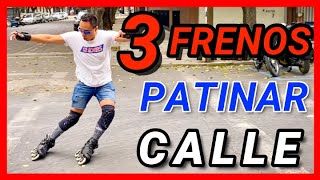 ✅ cómo FRENAR en PATINES en LINEA paso a paso  TUTORIAL [upl. by Aramoix]