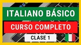 💣 CURSO COMPLETO DE ITALIANO BASICO para principiantes clase 1 aprendeitaliano tendencias [upl. by Aicilas231]