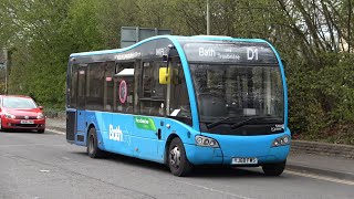 First West of England Optare Solo SR  Bath City 53854 [upl. by Lerual]