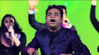 A R Rahman playing music Jai Ho song without instruments An unbelievable concert at CES 2016 [upl. by Daney]