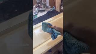 How To Refinish Thermofoil Cabinets Removing Glue cabinetrefinishing southflorida pembrokepines [upl. by Ferris]