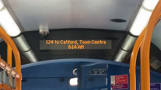 CURTAILED IBUS 124 to Catford Town Centre [upl. by Nemsaj]