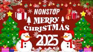 Nonstop Christmas Songs 2025🎅🏻🌟 Merry Christmas 2025 ❆🎁Disco Christmas Songs 2025🔔🔔 [upl. by Artinek]