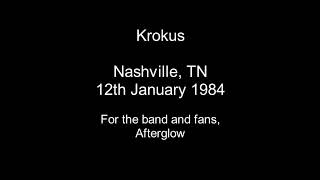 Krokus  Nashville TN  12th January 1984 [upl. by Pauli]