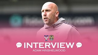 💬 Post Match Interview  Adam Hinshelwood  Notts County [upl. by Nodarse709]