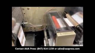 Aquaflex DBX 10quot 6 Color Press USED FOR SALE  AAA Press Listing  11416 [upl. by Nolrah70]