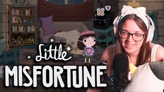 Little Misfortune Playthrough ending 2 w ALL sparkles and ALT ending [upl. by Esirrehc]