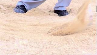 Golf Putting Tips Bunker Tips Slow Motion Sand Wedge Shot Auditoronline [upl. by Trebleda735]