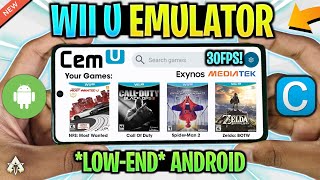 🔥 CEMU ANDROID MALI  SETUPBEST SETTINGS amp GAMEPLAY TEST  WII U EMULATOR FOR LOW END DEVICE [upl. by Stockwell]