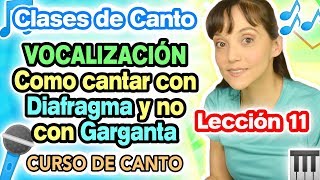 Clases de Canto Lección 11 Vocalización ATAQUE Ji CANTAR CON DIAFRAGMA  CECI SUAREZ [upl. by Caprice]