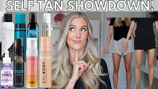 Best Self Tanner Bali Body St Tropez Bondi Sands Isle of Paradise Mine Tan Tan Showdown [upl. by Atteoj]