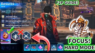 F2P GUIDE TO DESTROY HARD MODE FOCUS WITH THIS SETUP AND STRAT [upl. by Civ]