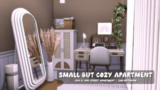 Small but Cozy Apartment 🏙  1310 21 Chic Street  The Sims 4  Stop Motion Build  No CC [upl. by Leclair]