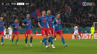 Florin Tanase Goal Europa FC FCSB vs Midtjylland 20 Goals Results And Extended Highlights2024 [upl. by Aicssej617]