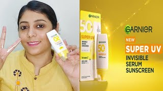 Garnier Super UV Invisible Serum SunscreenNew Launch 2024Remove sunspots amp Protect Your Skin [upl. by Ebert214]