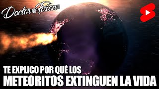 ¿POR QUÉ los METEORITOS EXTINGUEN LA VIDA [upl. by Cattan]