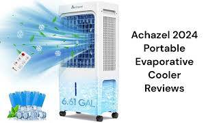 HvacRepairGuy 2024 Achazel Brand Portable Evaporative Cooler Reviews [upl. by Enidlarej]