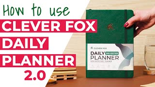 How to Use the Clever Fox Daily Planner 2nd Edition [upl. by Goodard]