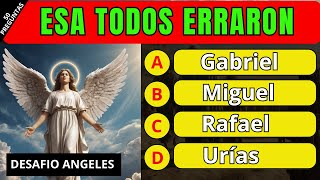 50 PREGUNTAS DE LA BIBLIA SOBRE ANGELES Y LOS VARONES DE DIOS  Reto Biblico Divertido [upl. by Anailuy135]