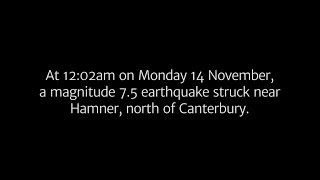 Kaikoura NZ earthquake Monday November 14  what happened in the first 48 hours  Stuffconz [upl. by Reitman]