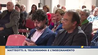 Grottaglie Matteotti Il telegramma e linsegnamento [upl. by Ennayk549]