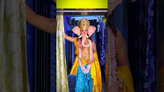 जिस घर में नारी का सम्मान नहीं उस घर में गणेश नहीं आते 🙏🌸 bappa ganesh shiv youtubeshorts [upl. by Eirahcaz]