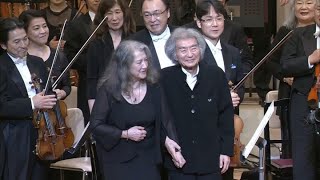 Ludwig van Beethoven “Choral Fantasy” op 80  Seiji Ozawa Martha Argerich [upl. by Htaras892]