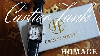 PABLO RAEZ CARTIER TANK HOMAGE THE CHEAPEST OF THE GOOD ONES [upl. by Annehsat785]