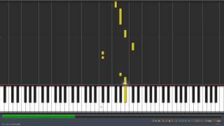 Kanye West All Falls Down Piano Synthesia [upl. by Cordelie60]