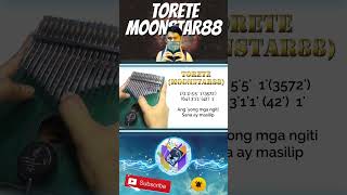 Torete  Moonstar88 Moira Dela Torre Kalimba Cover shorts [upl. by Nuhsed]