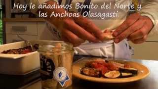 Verduras al horno con Anchoas y Bonito del Norte Olasagasti [upl. by Sset360]