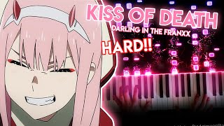 KISS OF DEATH  Darling in the FranXX OP  Mika Nakashima x Hyde piano [upl. by Nileak]