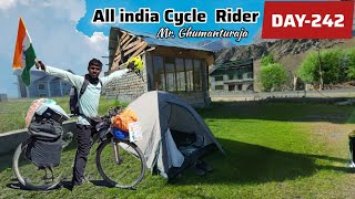 During All India Cycling ride I Have camped last night at a beautiful villages field [upl. by Catherine]