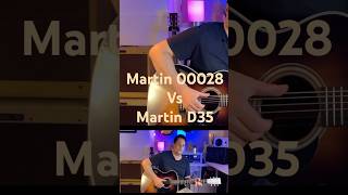 Martin 00028 vs Martin D35 antoineholler martinguitar acousticguitar [upl. by Eilrahs]